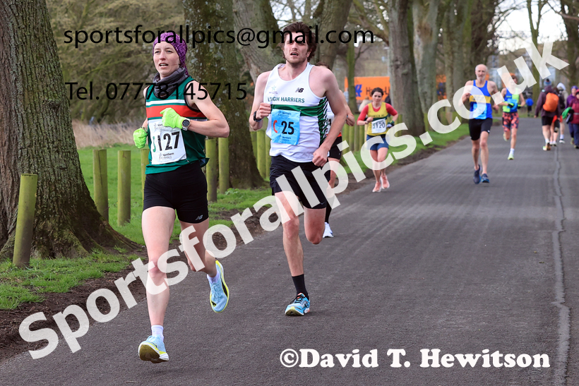 Senior Womens 6 Stage Road Relay, 2026 Northern Mens 12 and Womens 6 Stage Road Relays and Young Athletes 5k, Sheepmount Stadium, Carlisle. Photo: David T. Hewitson/Sports for All Pics